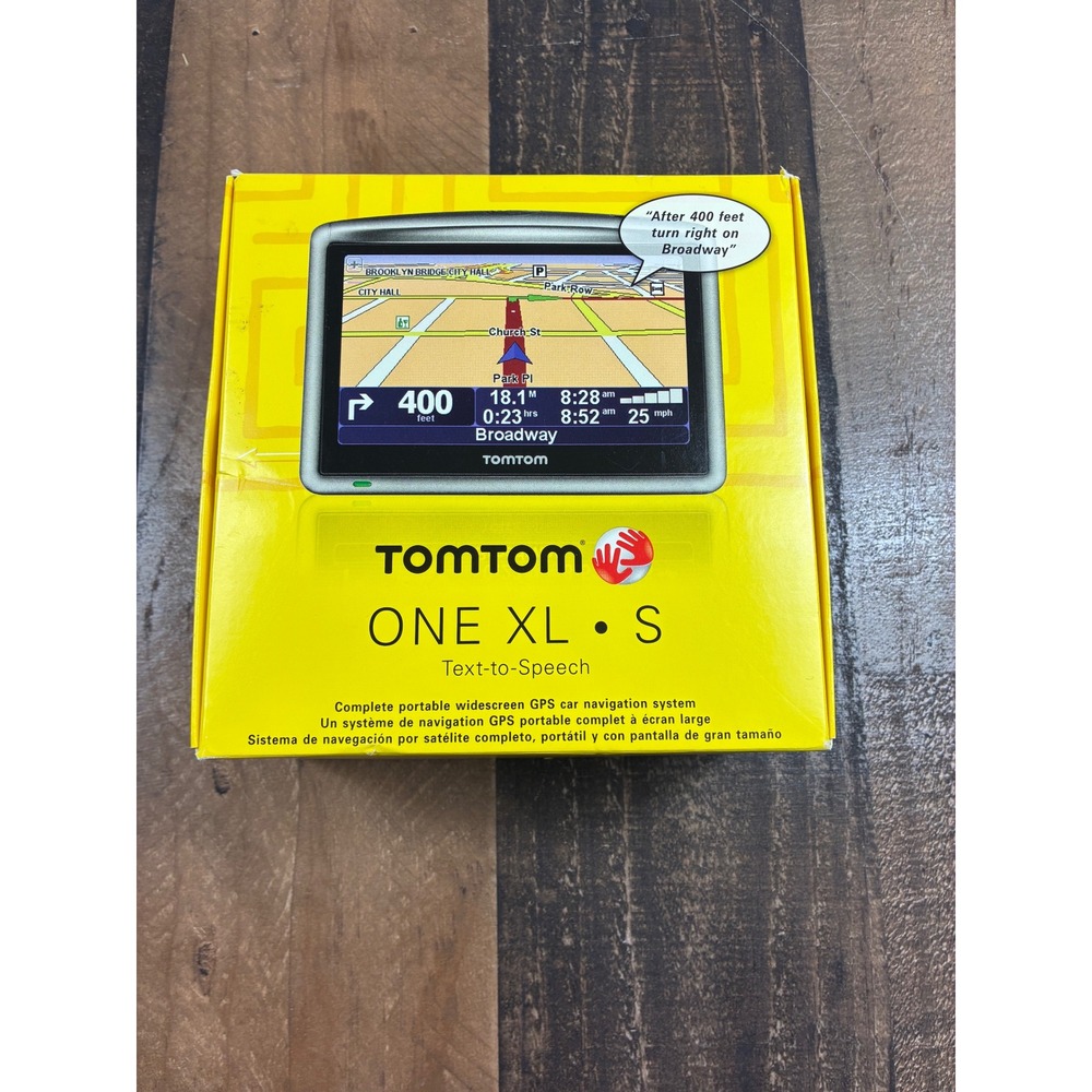TomTom ONE XL S Portable Widescreen GPS Car Navigation System 4.3 Inch Screen